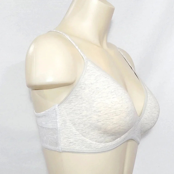 32D On Gossamer Women's‎ Cabana Cotton Lounge Wirefree Bra Heather Grey NWT - Picture 2 of 7